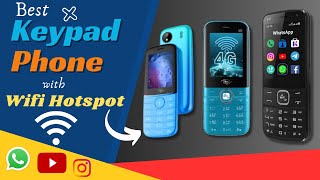 Best 4G Keypad Phone with Hotspot 2024  Feature Phone with Hotspot [upl. by Enilegna988]