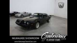 1981 Pontiac Trans Am Gateway Classic Cars Milwaukee MWK955 [upl. by Aeuhsoj]