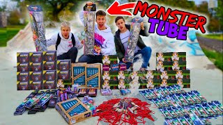 Vuurwerk Afsteken Met Monstertube [upl. by Tala]