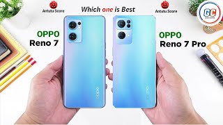 OPPO Reno 7 vs OPPO Reno 7 Pro [upl. by Yk]