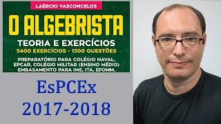 EsPCEx  Prova Matemática 2017 2018 Questão 01 [upl. by Magbie]