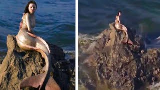 Mans Drone Camera Caught Something Terrifying on the Beach [upl. by Synned968]