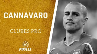 ⚽ FIFA 22  Cómo hacer a CANNAVARO en CLUBES PRO ✔️ [upl. by Asilat]