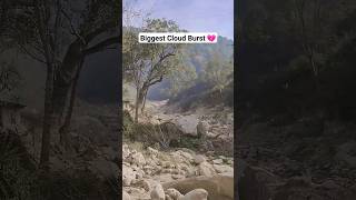 shorts Biggest Cloud Burst  Cloud Bursting Real Video  Formation of Clouds Himachal Pradesh mandi [upl. by Saxe]