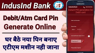 indusind bank credit card pin generate amp activation process [upl. by Oilenroc971]