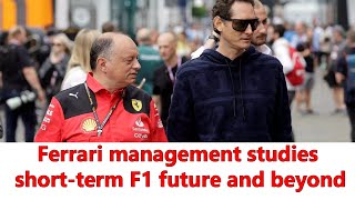 Ferrari John Elkann meets Fred Vasseur demands explanations and redefines F1 future [upl. by Ambrosi]