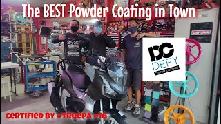 The Best Powder Coating Shop in Bulacan  DEFY CUSTOMS [upl. by Ahsatal]