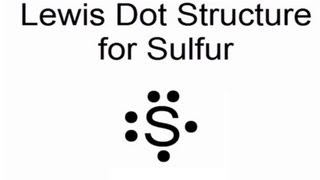 Lewis Dot Structure for Sulfur Atom S [upl. by Ardnauqal]