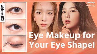 Eye Makeup Tutorial amp Makeup Tips for Your Eye Shape  How to draw Eyeline [upl. by Hanid712]