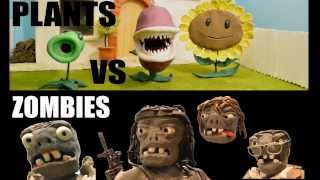 A Claymation Plants vs Zombies Film Action [upl. by Thorbert]