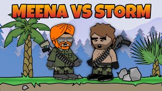 6 Road to Legend  Mini Militia Classic DA2  Meena vs Storm Rematch [upl. by Rann337]