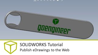 SOLIDWORKS Tutorial  Publish eDrawings to the Web [upl. by Hazlip525]