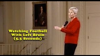 Jeanne Robertson  Watching Football With Left Brain 53 Seconds [upl. by Nohsav]