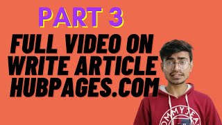 Ep 09 How to Upload the Article on Hub Pages and Live practical with me  Learn making money [upl. by Cartwright]