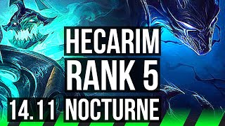 HECARIM vs KARTHUS JGL  Rank 1 Heca Rank 5 1000 games 626  KR Challenger  1410 [upl. by Jeremiah386]