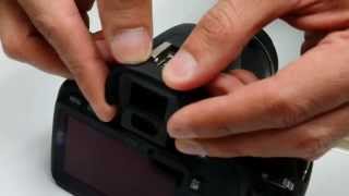 How to insert your MaximalPower CANON Eyecup Ef to your Canon Camera [upl. by Saoj]