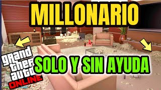 GUIA DINERO Como GANAR MUCHO DINERO MILLONES EN GTA 5 ONLINE 20023 ES UNA LOCURA LOL [upl. by Solracsiul310]