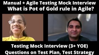 Manual Testing Mock Interview Manual Testing Interview Questions amp Answers [upl. by Chassin766]