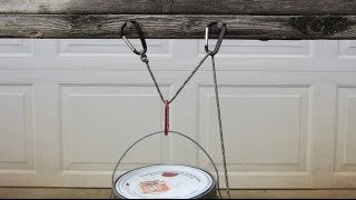 How to make a Simple Pulley System  Pulleys Simple Machines [upl. by Aihtnis]