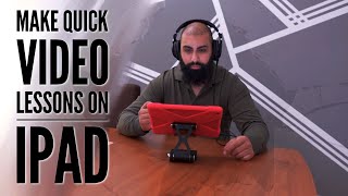 Save Time using the iPad to Make Video Lessons for Online Teaching  Beard Squared [upl. by Amal927]