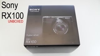 Sony Cybershot DSCRX100 Unboxing amp First Look [upl. by Schulz]