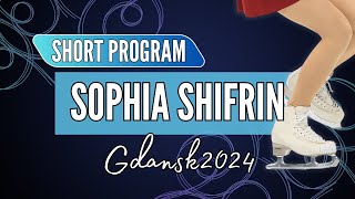 Sophia SHIFFRIN ISR  Junior Women Short Program  Gdansk 2024 [upl. by Idnahk467]