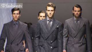 The Great Gatsby Corneliani Men FallWinter 201213 at Milan Mens Fashion Week  FashionTV  FTV [upl. by Samella]