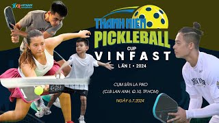 TRỰC TIẾP Giải Pickleball Thanh Niên lần I2024 Cúp VINFAST  Ngày 1 [upl. by Mastic]