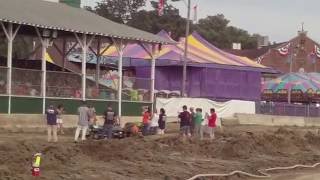 Lake county fair 2016 lawn tractor demolition derby pt 4 of 6 [upl. by Inal]