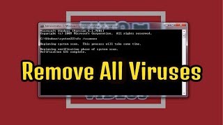 How To Remove Viruses Using Cmd  Delete All Virus From Your PC Without Antivirus Easiest Way [upl. by Choo]