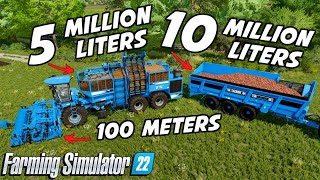 The Best Unrealistic Root Crop Harvester For Farming Simulator 22 [upl. by Elehcim]