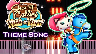 Sheriff Callies Wild West Theme Song Piano Tutorial [upl. by Mandler]