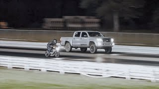 1st time DRAG RACING my 300cc Swapped Grom [upl. by Hcirdeirf]