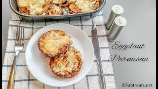 Baked Eggplant Parmesan Recipe  Italian Style Eggplant Parmesan [upl. by Aticnemrac546]