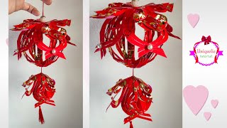 How to make Chinese New Year Lantern 11  Cara membuat lampion imlek versi terbaru  制作新春灯笼 [upl. by Lielos995]