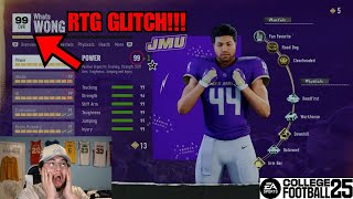 PATCHED HOW TO GET A 99 OVERALL POWERBACK HB IN COLLEGE FOOTBALL 25 RTG [upl. by Filahk]