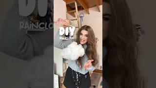 DIY hanging raincloud room decor 🌧️ [upl. by Lesly]