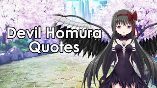 Quotes Devil Homura [upl. by Rock]