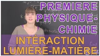 Interaction lumière  matière  PhysiqueChimie  1ère S  Les Bons Profs [upl. by Surtemed]