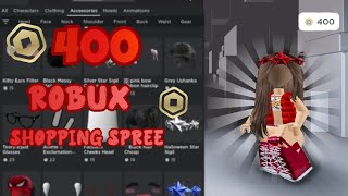 ੈ✩‧₊˚roblox shopping spree˚₊‧✩ੈ 400 robux [upl. by Scurlock796]