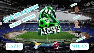 LIVE REACTION  LAZIO MILAN [upl. by Sirc]