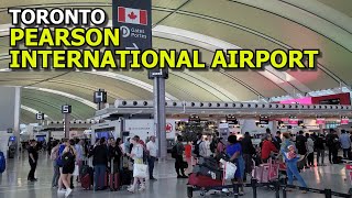 4K 🇨🇦 Toronto Pearson International Airport Terminal 1  YYZ  Walking Tour  Ontario Canada [upl. by Akenet]