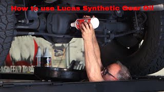 How to use Lucas Synthetic Gear Oil [upl. by Bobbie]