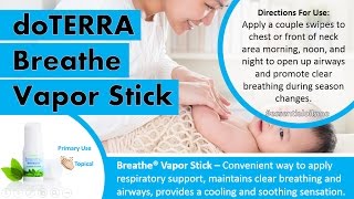 Open Airways With doTERRA Breathe Vapor Stick [upl. by Erena]