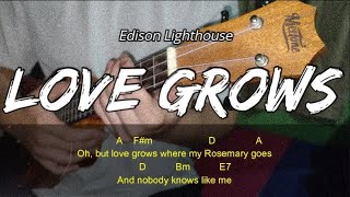 Love Grows Where My Rosemary Goes  Edison Lighthouse  Ukulele Tutorial [upl. by Siramad715]