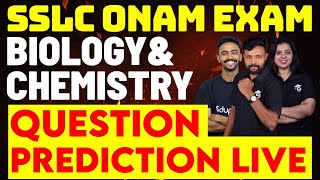 SSLC Onam Exam Chemistry amp Biology  Questions Prediction Live  Eduport [upl. by Neomah804]