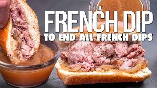 THE BEST FRENCH DIP IVE EVER MADE THIS THING IS INSANE  SAM THE COOKING GUY [upl. by Alexander]