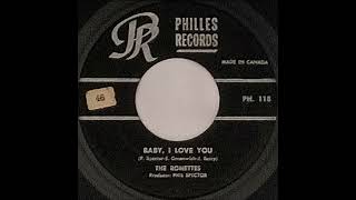 The Ronettes BABY I LOVE YOU record quality demonstration [upl. by Ikcaj80]