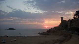 Tossa de Mar Costa Brava Spain  Beaches calas and the old town [upl. by Ahsiem]