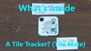 Tile Mate Bluetooth Tracker Teardown [upl. by Godding465]